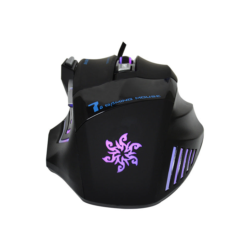 USB Cable Lighting E-Sports Gaming Mouse Colorful LED Light Ergonomic Laptop Computer 7-Key Wired Mouse USB Cable Lighting E-Sports Gaming Mouse Colorful LED Light Ergonomic Laptop Computer 7-Key Wired Mouse